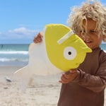 Kids Wet Bag - Finn the Fish Neon Yellow, Shop Sweet Lulu