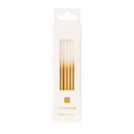 White & Gold Ombré Birthday Candles, 16pk, Shop Sweet Lulu