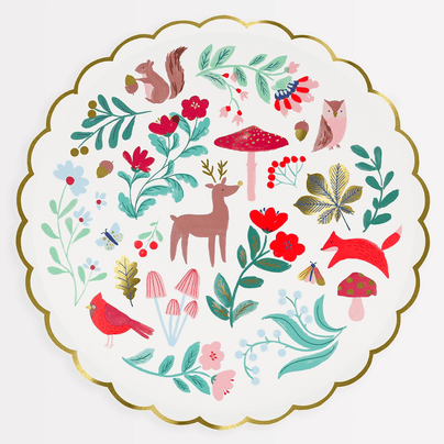 Meri Meri Winter Woodland Dinner Plates, Shop Sweet Lulu