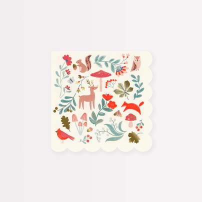 Meri Meri Winter Woodland Small Napkins, Shop Sweet Lulu