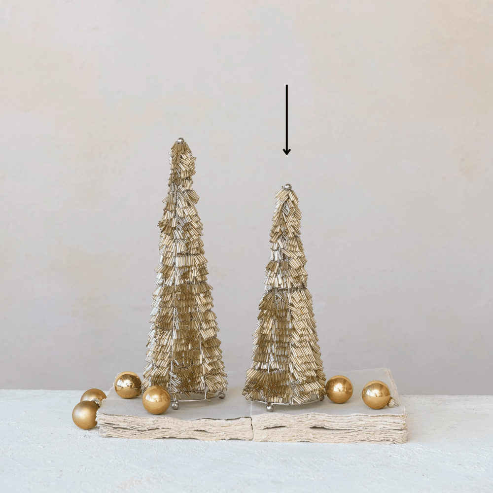 Wire & Glass Bead Christmas Tree, Shop Sweet Lulu