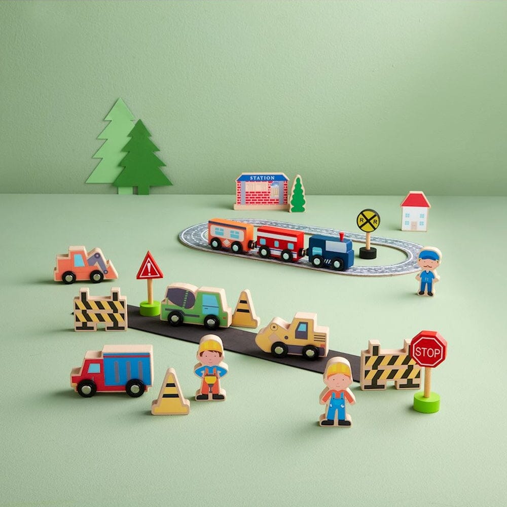 Wood Toy Set - Train, Shop Sweet Lulu