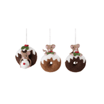 Wool Felt Mouse on Doughnut Ornament - 3 Style Options, Shop Sweet Lulu
