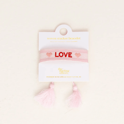 Woven Word Bracelet - Love, Shop Sweet Lulu