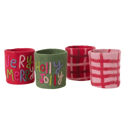 Christmas Felt Pot Cover - 4 Style Options, Shop Sweet Lulu