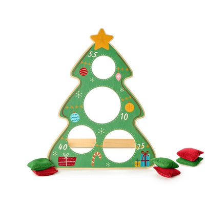 Christmas Tree Tabletop Beanbag Toss Game