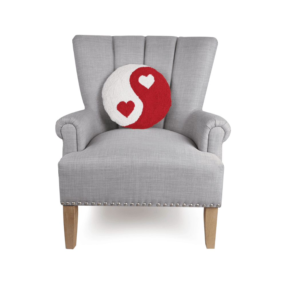 Yin and Yang Hearts Hook Pillow, Shop Sweet Lulu