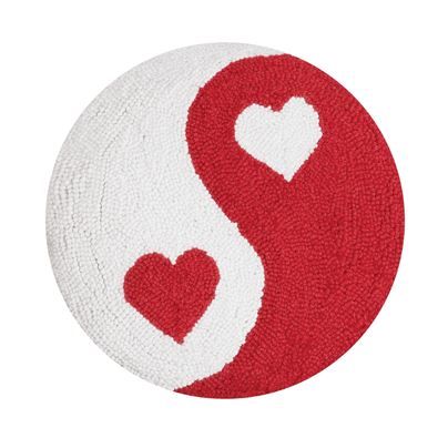 Yin and Yang Hearts Hook Pillow, Shop Sweet Lulu