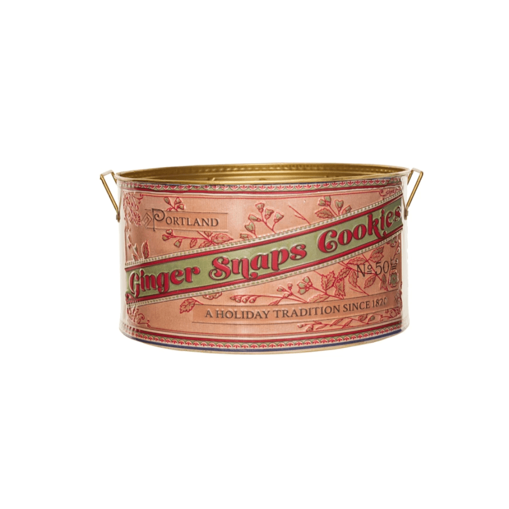 "Ginger Snaps Cookies" Embossed Container, Shop Sweet Lulu