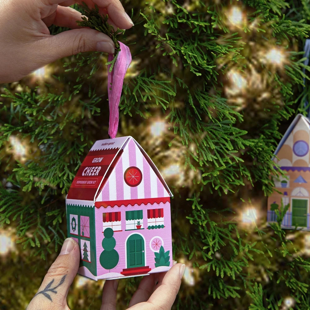 "Grow Cheer" Peppermint Grow Kit Ornament, Shop Sweet Lulu