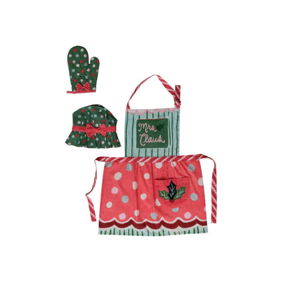 "Mrs Claus" Child Apron Set, Shop Sweet Lulu