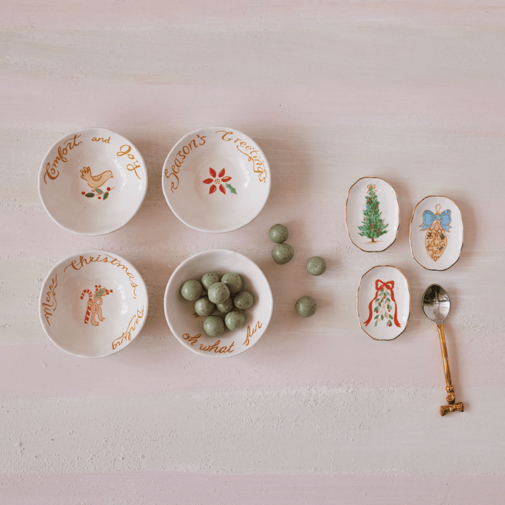 Stoneware Holiday Bowl - 4 Style Options, Shop Sweet Lulu
