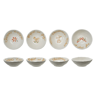 Stoneware Holiday Bowl - 4 Style Options, Shop Sweet Lulu