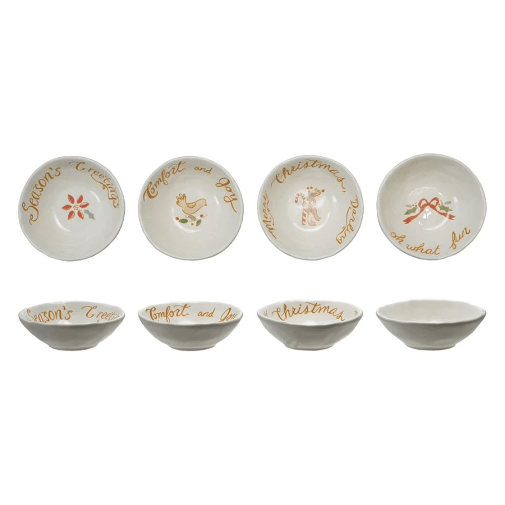 Stoneware Holiday Bowl - 4 Style Options, Shop Sweet Lulu