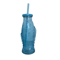 Blue Glass Fish Sipper, Shop Sweet Lulu