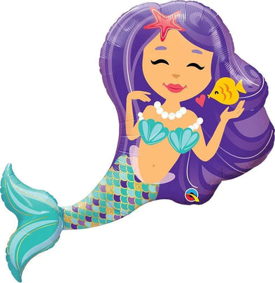 38" Mermaid Foil Shape Balloon, Shop Sweet Lulu