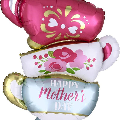 30" "Happy Mother's Day" Teacup Balloon