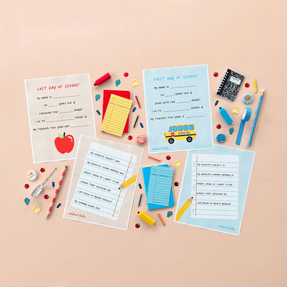 First & Last Day of School, Sweet Little Things About Me Printables, Shop Sweet Lulu