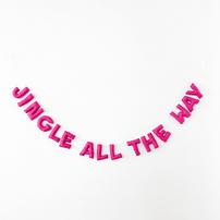 Jingle All the Way Wool Felt Garland, Shop Sweet Lulu