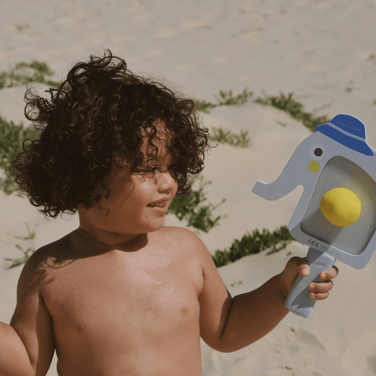 Kids Velcro Beach Bats - Eli the Elephant, Shop Sweet Lulu