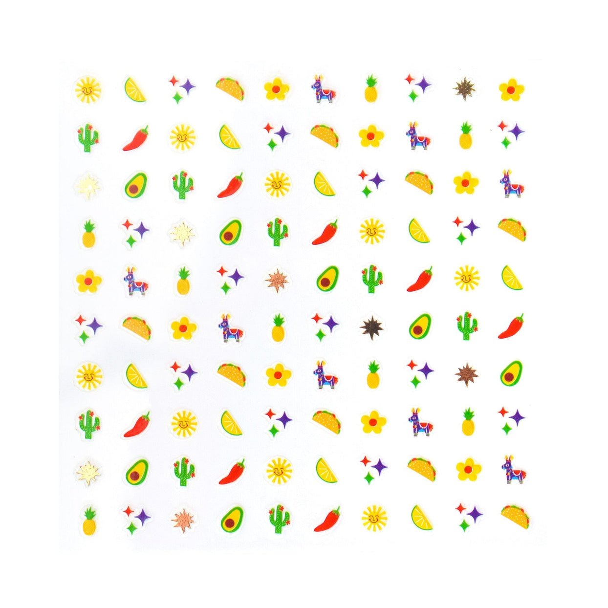 Taco 'Bout A Party Nail Stickers