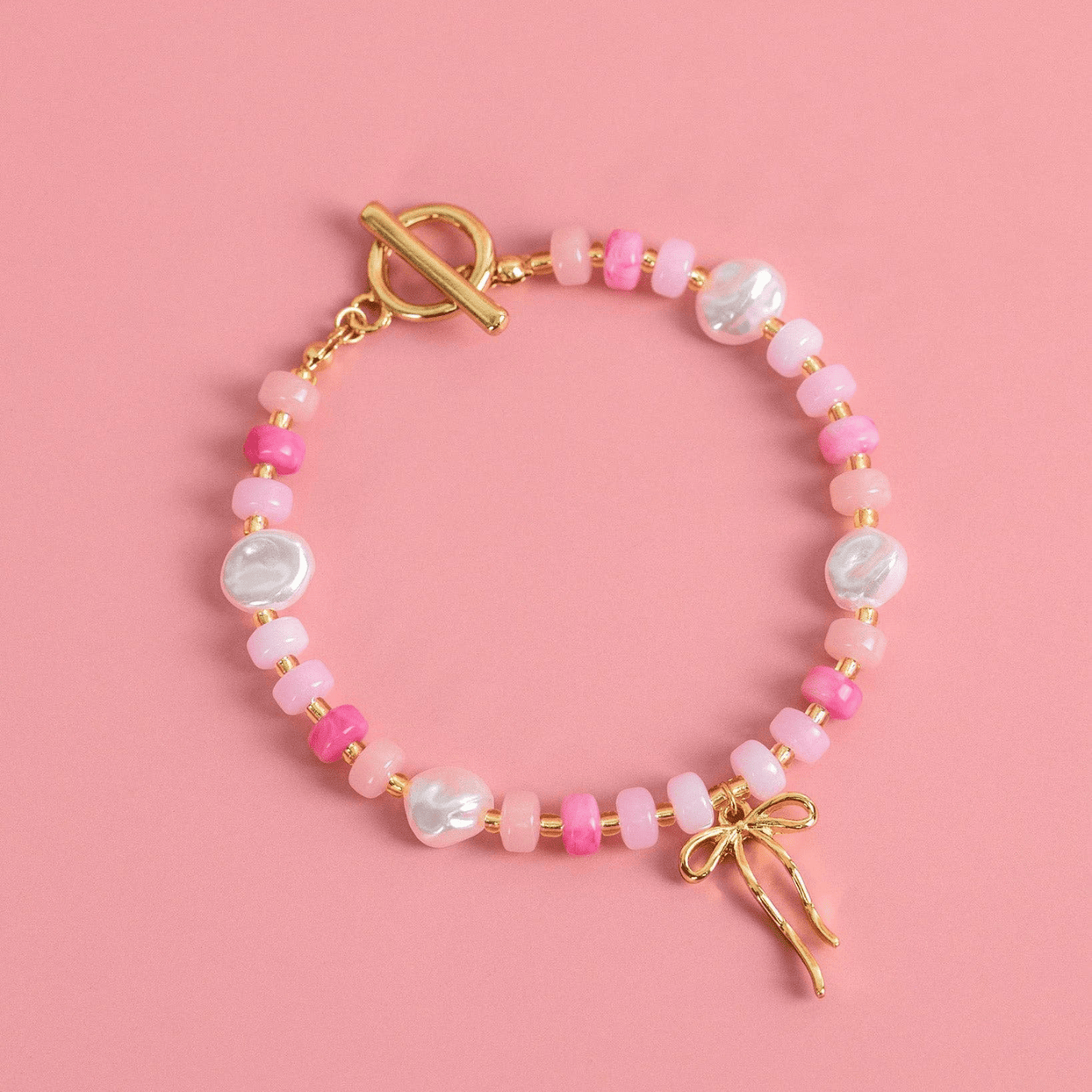 Coquette Bead Pearl Bracelet - 3 Color Options