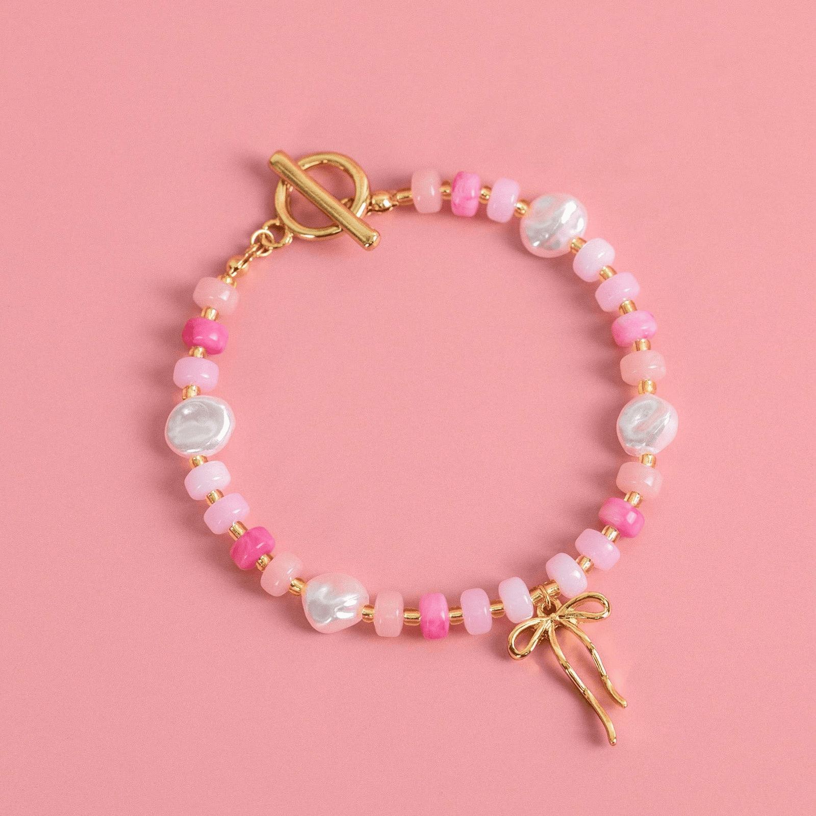 Coquette Bead Pearl Bracelet - 3 Color Options