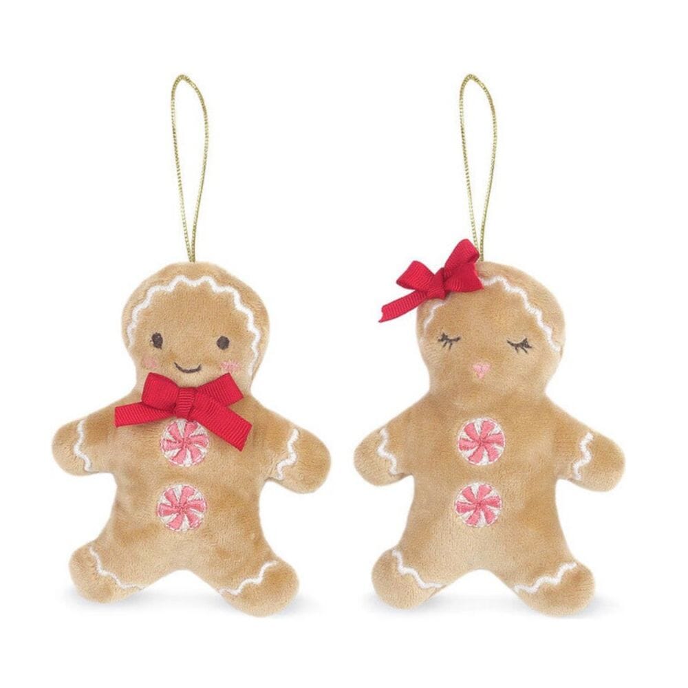 Mon Ami Gingerbread Couple Ornament Set