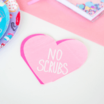 Y2K Candy Hearts Cocktail Napkins, Jollity & Co