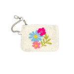 Keychain Pouch - Spring Flowers in Bloom