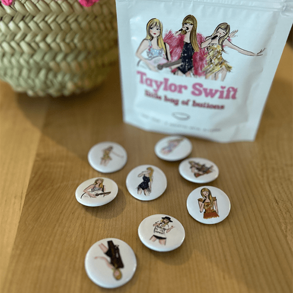 Little Bag of Taylor Swift Buttons