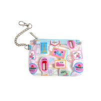 Keychain Pouch - Passport Stamps