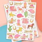 Cowgirl Temporary Tattoos