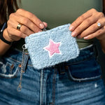 Keychain Pouch - Pink & White Checkered