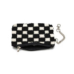 Keychain Pouch - Black & White Checkered