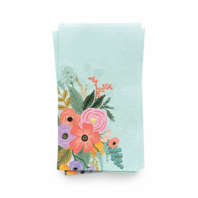 Mint Floral Guest Napkins, Jollity & Co