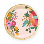 Edged Floral Party Dinner Plates