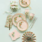 Floral Party Dessert Plates