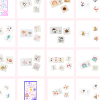Party Temporary Tattoos - Choose from 40 Styles