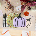 Trick or Treat Street Kids in Costume Large Plates