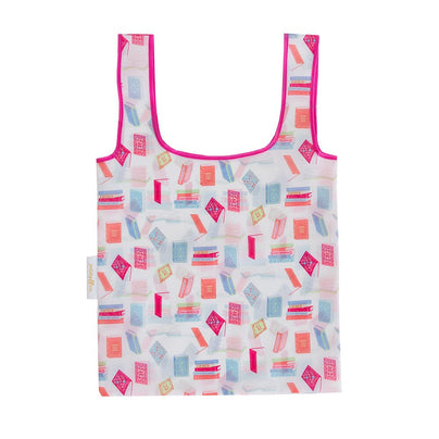 Book Club Book Pattern Tote Bag