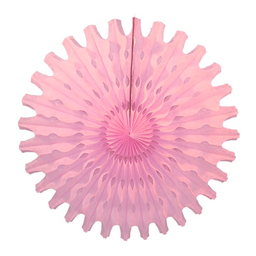 Carnation Pink 18" Honeycomb Fan - Shop Sweet Lulu