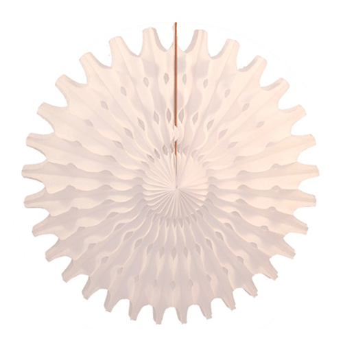 White 18" Honeycomb Fan - Shop Sweet Lulu
