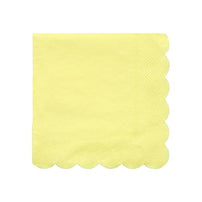 Meri Meri Small Pale Yellow Scalloped Napkins - Shop Sweet Lulu