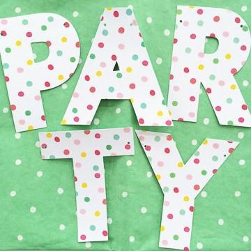 It's a Party Garland
