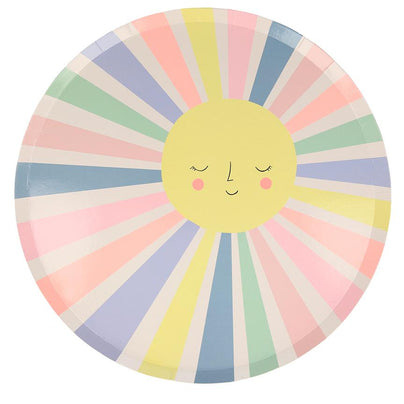 Meri Meri Rainbow Sun Dinner Plates