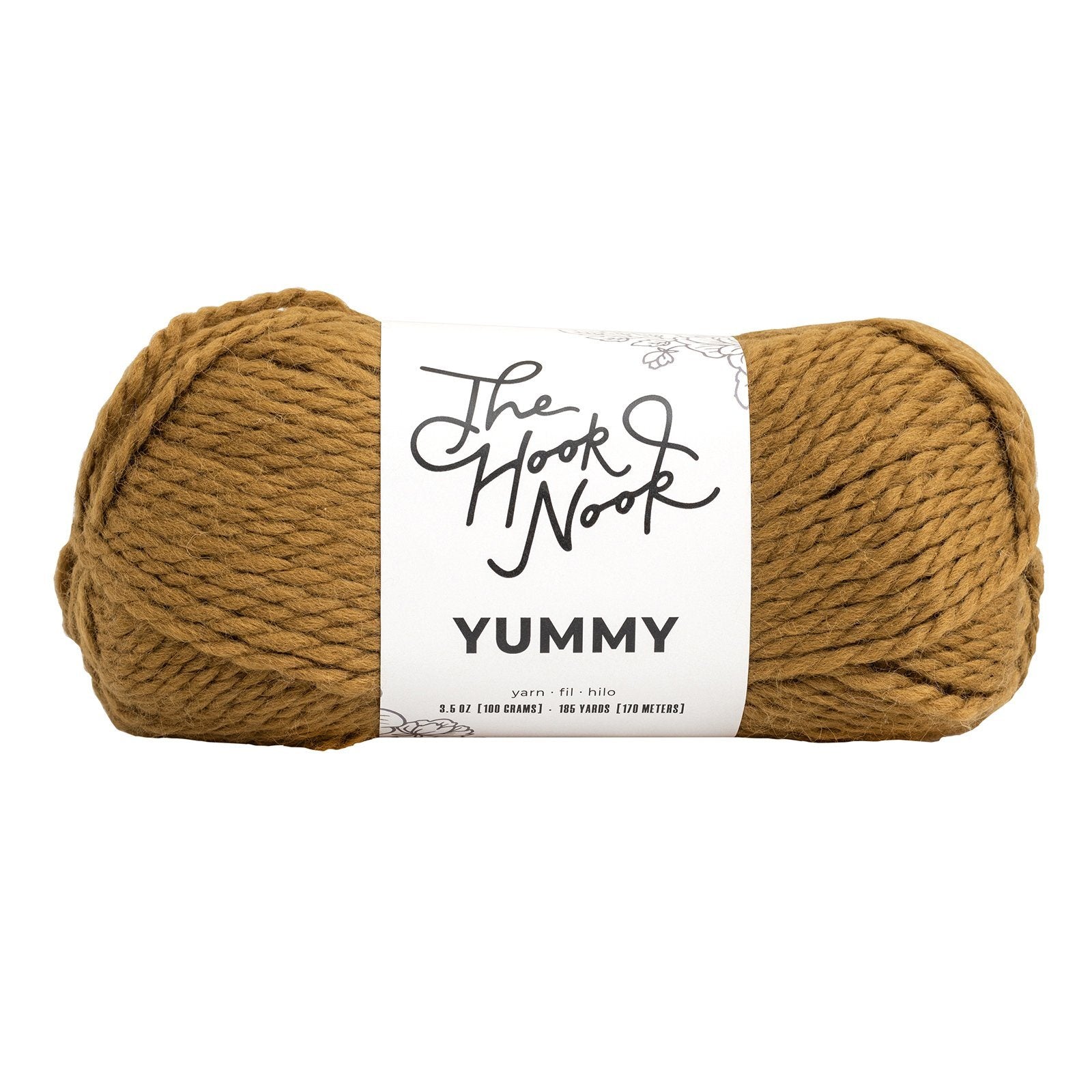 The Hook Nook Yummy Luxe Yarn, Olive