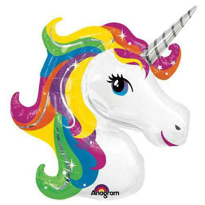 33" Mylar Rainbow Unicorn Balloon