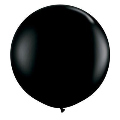 36" Round Balloon, Onyx Black