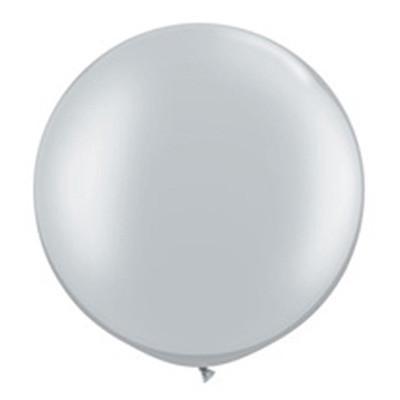 30" Round Balloon: Silver - Shop Sweet Lulu
